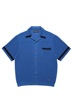 KNIT SHIRT ( TYPE-2 ) / BLACK (26SS-WMK-KN02)