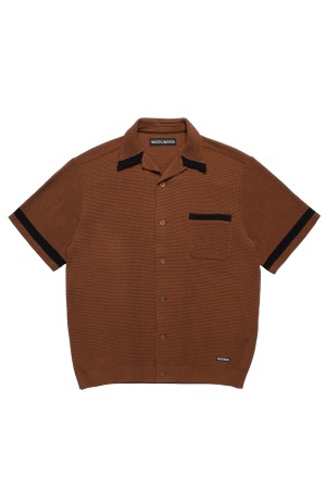 KNIT SHIRT ( TYPE-2 ) / BLACK (26SS-WMK-KN02)
