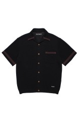 KNIT SHIRT ( TYPE-2 ) / BLACK (26SS-WMK-KN02)