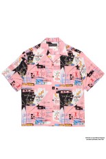 JEAN-MICHEL BASQUIAT / S/S HAWAIIAN SHIRT ( TYPE-3 ) / ONE (BASQUIAT-WM-HI27)