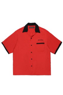 SWITCHING SHIRT S/S ( TYPE-2 ) / RED (26SS-WMS-OC08)