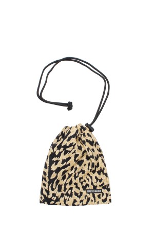 LEOPARD SHOULDER POUCH / BROWN (26SS-WMA-BG19)