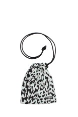 LEOPARD SHOULDER POUCH / IVORY (26SS-WMA-BG19)
