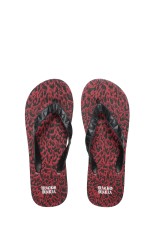 HAYN / LEOPARD BEACH SANDALS / RED (WMGP-HAYN-BS19)
