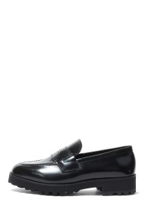 KENFORD MENS TANK SOLE LOAFERS - BLACK