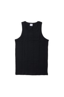 Panel Ribbed Tanktop - BLACK (110C)