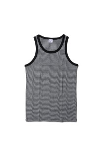 Panel Ribbed Tanktop - BLACK-W3 (110C)