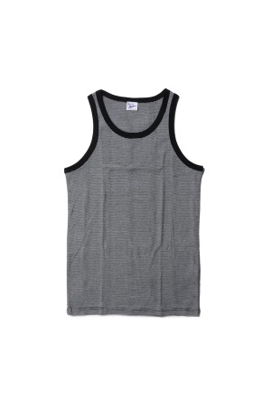 Panel Ribbed Tanktop - BLACK-W3 (110C)
