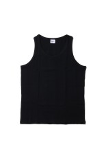 Panel Ribbed Tanktop - BLACK (140C)