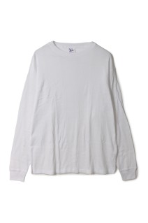 Panel Ribbed L/S Tee - WHITE (142C)