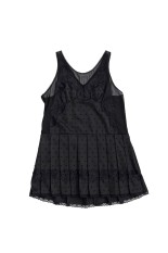 Pleated Tunic Dress - BLACK (31261266102)