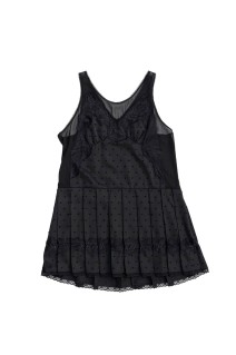 Pleated Tunic Dress - BLACK (31261266102)