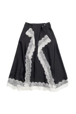 Lace Symmetry One Piece - BLACK (31261266201)