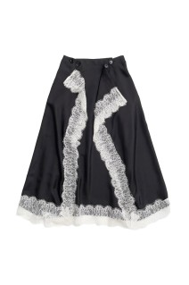 Lace Symmetry One Piece - BLACK (31261266201)