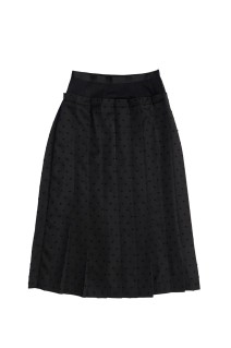 Box Pleated Skirt - BLACK (31261516102)