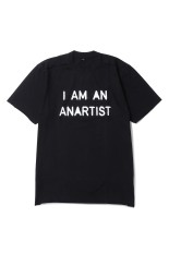 T-SHIRT - ANARTIST NEW / BLACK×WHITE (TSWANB18)