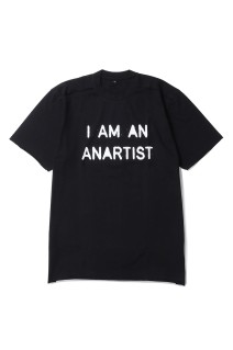 T-SHIRT - ANARTIST NEW / BLACK×WHITE (TSWANB18)