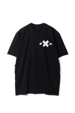WILD BUNCH×AKA SIX×FRAGMENT / T-SHIRT - LOGOS / BLACK×WHITE (TSBL01)