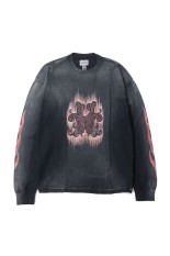 CRAYON FLAME KMY L/S Tee - BLACK (G16LT083)