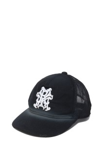 CA4LA x KAMIYA Distressed KMY Mesh Cap - BLACK (G16CA103)