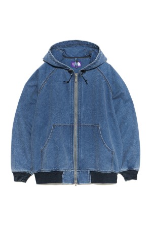 PLAS Indigo Field Parka - Indigo Bleach (N26SA002)