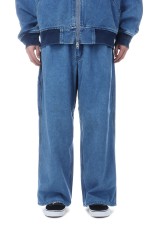 Indigo Field Pants - Indigo Bleach (N26SC003)