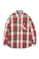 Flannel Plaid Field Shirt - Red (N26SG011)