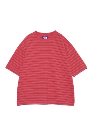Garment Dyed Jacquard Field Tee - Red (N26SH039)