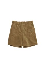 Synthetic Leather Field Shorts - Beige (N26SD043)