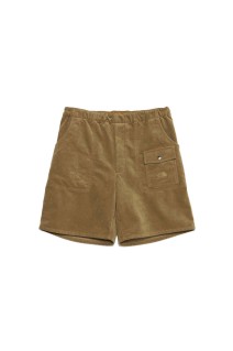 Synthetic Leather Field Shorts - Beige (N26SD043)