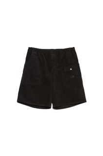 Synthetic Leather Field Shorts - Black (N26SD043)