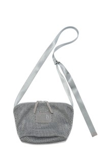 Mesh Field Small Shoulder Bag - Asphalt Gray (N26SU047)