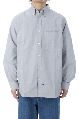Button Down Field Shirt - Asphalt Gray (N25FG060)