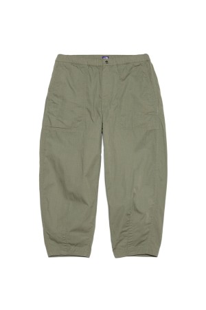 Ripstop Wide Cropped Field Pants - Sage Green (N25SC106)