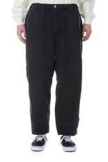 Ripstop Wide Cropped Field Pants - Black (N25SC106)