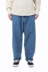 Denim Wide Tapered Field Pants - Indigo Bleach (N25FC068)