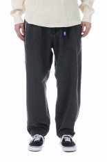 Denim Wide Tapered Field Pants - Gray (N25FC069)