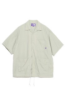 Nylon Taffeta Field S/S Shirt - Light Sage (N25SG055)