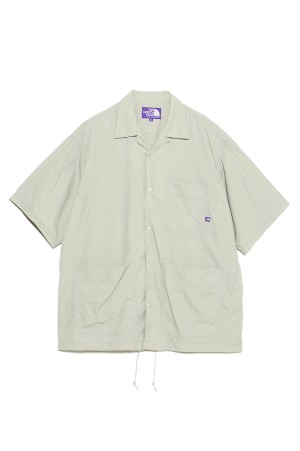 Nylon Taffeta Field S/S Shirt - Light Sage (N25SG055)