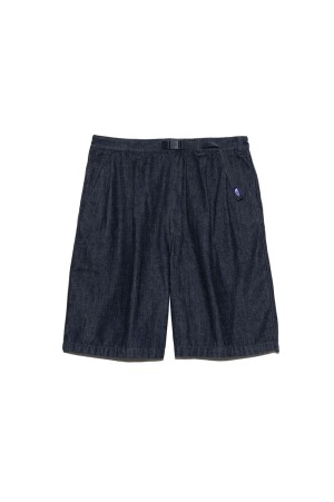 Denim Tuck Field Shorts - Indigo (N26SD074)