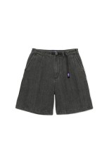 Denim Tuck Field Shorts - Gray (N26SD075)