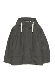 Hooded Deck Jacket - Charcoal (S25FA012)