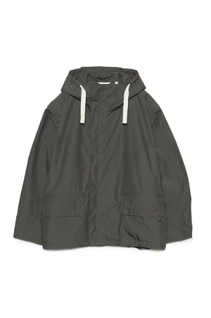 Hooded Deck Jacket - Charcoal (S25FA012)