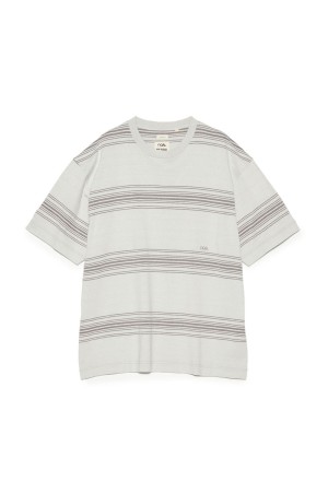 Stripe Tee - Light Gray (S26ST037)