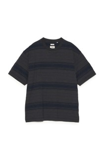Stripe Tee - Charcoal (S26ST037)