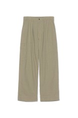 Silk Nep Cotton Twill Deck Pants - Khaki Beige (S26SC032)