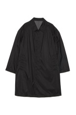 Packable Balmacaan Coat - Black (S26SB063)