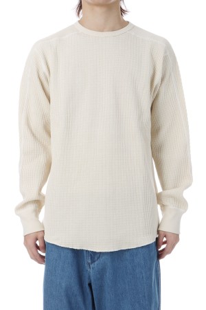 Crew Neck Thermal Sweat - Natural (S25SH102)