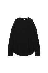 Crew Neck Thermal Sweat - Black (S25SH102)