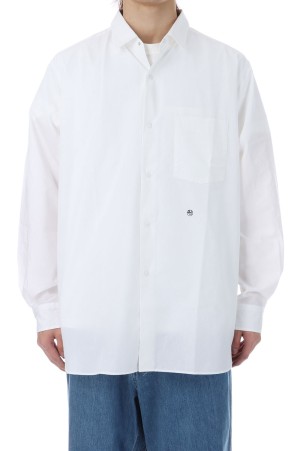 Regular Collar Wind Shirt - Off White (S26SG082)